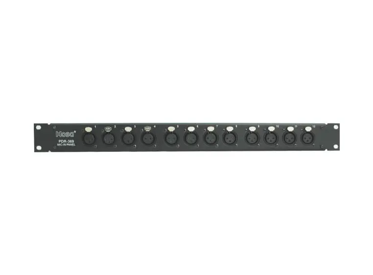 Hosa patchbay 12 XLR 